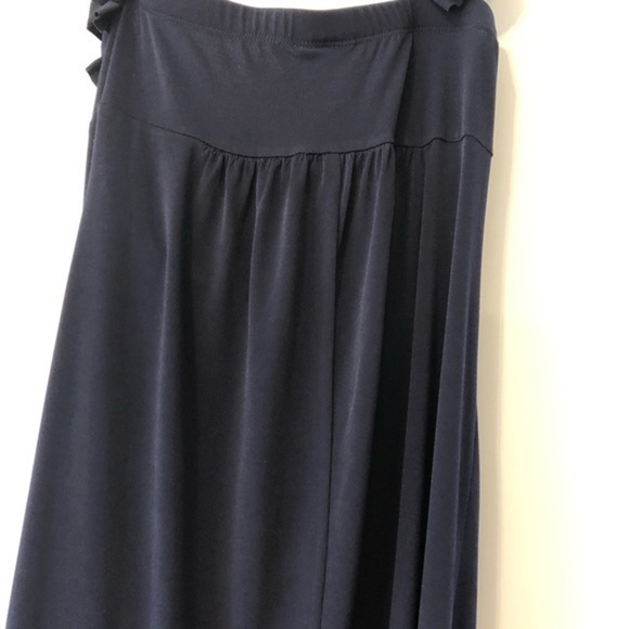 Enfocus Studio Navy One Shoulder Cocktail Dress - Picture 5 of 11